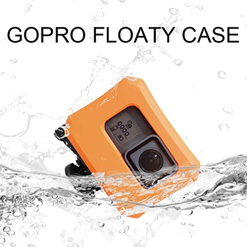 Funda Flotadora Carcasa Flotante Naranja para GOPRO Hero7 Black Hero7 Silver Hero7 White Hero 6 Hero 5