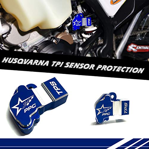 Funda para motocicleta para KTM TPS Sensor Husqvarna TE 250/300 KTM EXC 150/250/300 TPI 2018-2021r (azul)