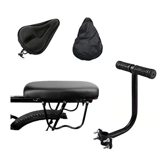  Funda de sillín 3D para bicicleta de montaña, gruesa, súper  suave, de silicona, esponja, para asiento de bicicleta, accesorios  adecuados para bicicletas giratorias (color : negro) : Deportes y  Actividades al