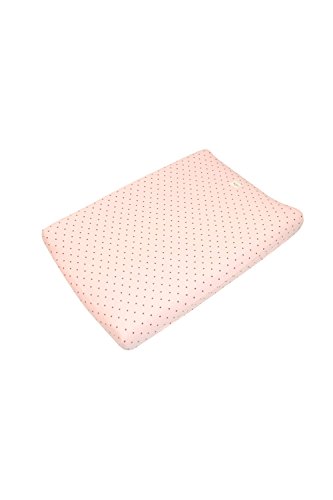 Fundas Bcn ® - F11 - Funda Cambiador Bebe 70x50 Centímetros - De Algodón – Suave, Elástica Y Adaptable (Little Fun Peach)