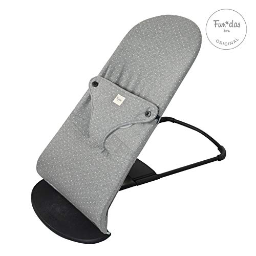 Fundas BCN® F185/9402D- Funda para Hamaca BabyBjörn ® Balance, Soft y Bliss - Apta para Todos los Modelos - Funda de hamaca bebés - Estampado Vintage Dot