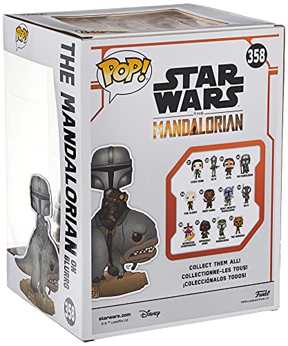 Funko Pop Rides: Star Wars The Mandalorian on Blurg Collectible Toy, Multicolor (45547)