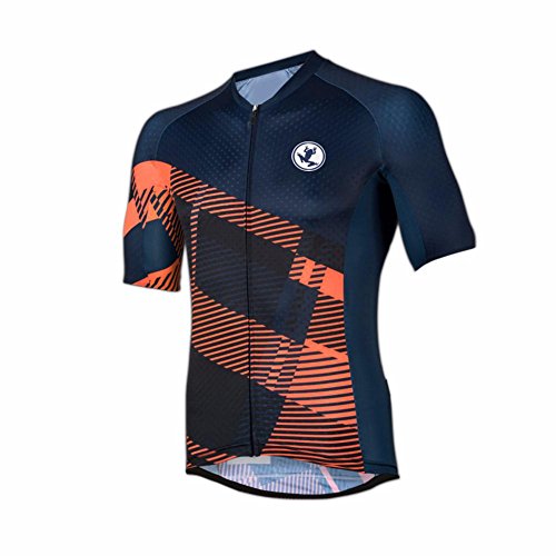 Future Sports Designs Bike Wear Camisa de Ciclismo para Hombre Camiseta de Manga Corta Pro Team MTB Camiseta de Ciclismo Top Radshirt Cremallera de Manga Corta Transpirable