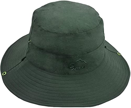 FZMT Sombrero para el Sol de Pesca y Senderismo para Hombres, Sombrero de Cubo con protección UV para Adultos Unisex, Deportes al Aire Libre