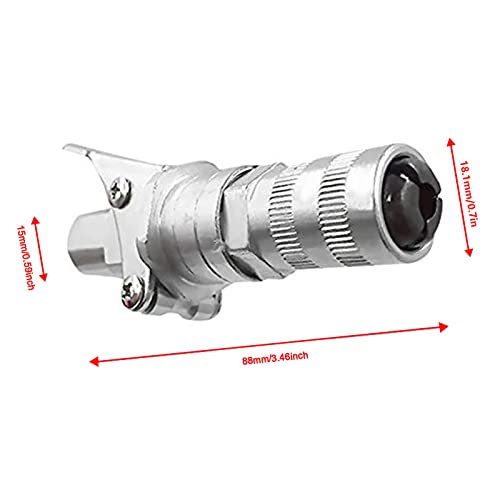 G acoplador de pistola de grasa, acoplamiento especial de boquilla para pistola de grasa, acoplador de grasa de alta presión tipo abrazadera de liberación rápida