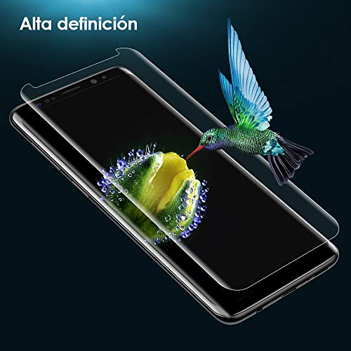 G-Color Galaxy S9 Plus Protector Pantalla, [Alta Viscosidad], Cristal Vidrio Templado de 3D [Cobertura [Anti-Choque][Alta Sensibilidad] Protector de Pantalla para Samsung Galaxy S9+/S9 Plus