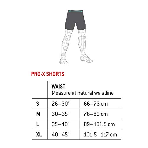 G Form Pro-x Short Men Black/GF Logo 2018 – Protección Inferior del Cuerpo – Pro-X Short Men Black/GF Logo 2018 – Unisex, Unisex Adulto, Protección Inferior del Cuerpo, CS0202335, Negro, Large