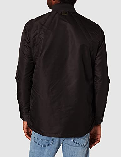 G-STAR RAW 10 Degrees Padded Overshirt Chaqueta, Black (dk Black C143-6484), S Regular para Hombre