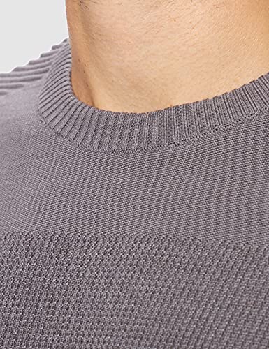 G-STAR RAW 3D Biker Suéter pulóver, Grey (Magna/GS Grey C259-C718), L para Hombre