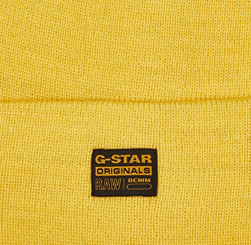 G-STAR RAW Effo Long Gorro de Punto, Cream Gold C754-C737, Talla única para Hombre