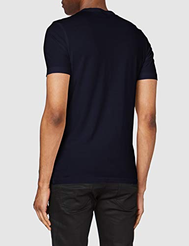 G-STAR RAW Graphic Logo 4 Camiseta, Azul, Medium (Talla del fabricante:) para Hombre