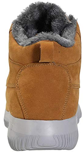 Gaatpot Unisex Adulto Botas de Nieve Invierno Cálidas y Cómodas Fur Forro Aire Libre Botas Forradas de Nieve Botines Negro 43EU