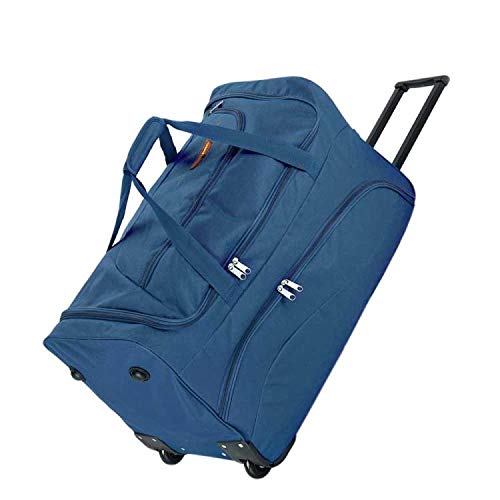 Gabol - Week | Bolso con Ruedas de Viaje Grande de Tela de 66 x 40 x 33 cm con Capacidad para 87 L de Color Azul