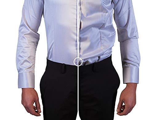 Galaxer Ajustable Tirantes Camisa, Actualizada Sujetador Camisa 2 Pares en 1 Par Material de Poliéster Flexible y Elástica para Hombre y Mujer para Evitar Los Pliegues de la Blusa