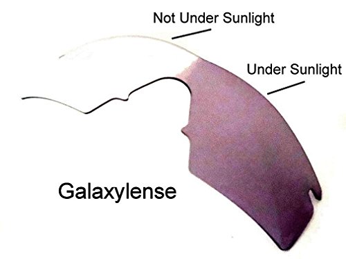 Galaxy Lentes de Repuesto para Oakley M Frame Strike Fotocromático Transición, 100% Uvab - s, 150x1.5x50 mm