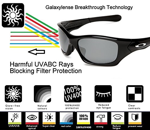 Galaxy Lentes de Repuesto para Oakley M Frame Strike Fotocromático Transición, 100% Uvab - s, 150x1.5x50 mm