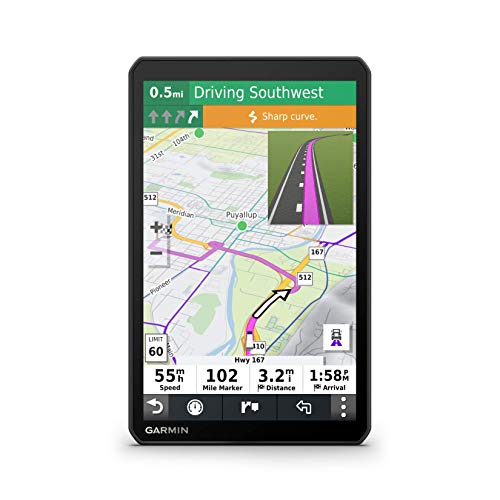 Garmin dēzl LGV 800 MT-D EU - Navegador GPS de 8 Pulgadas para camión (Mapas Europa), Negro