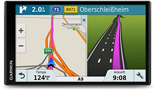 Garmin DriveSmart 61LMT-D 6.95 Inch Sat Nav with Lifetime Map Updates for UK, Ireland and Full Europe, Digital Traffic and Built-In Wi-Fi, Black (Reacondicionado Certificado)