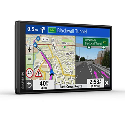 Garmin Drivesmart 65 Full EU MT-D Numero Cuatro,4, Acero Inoxidable 316, Adhesivo In GPS para Coche, Negro (Reacondicionado)