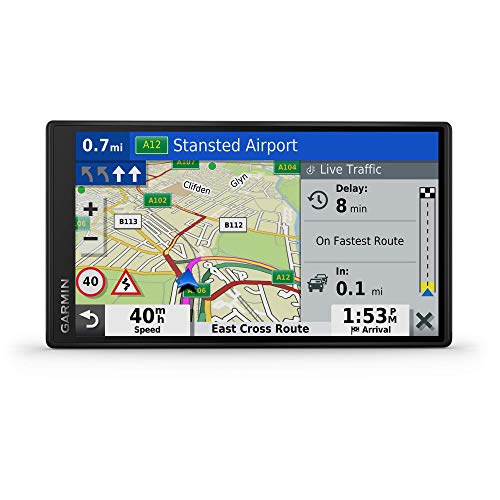 Garmin Drivesmart 65 Full EU MT-D Numero Cuatro,4, Acero Inoxidable 316, Adhesivo In GPS para Coche, Negro (Reacondicionado)