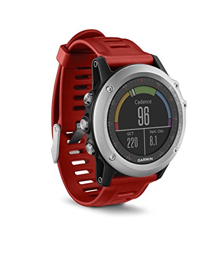 Garmin Fénix 3 - Reloj estándar Multideporte con GPS diseñado para Resistir, Color Rojo (Reacondicionado)