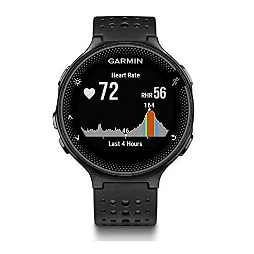 Garmin Forerunner 235 - Reloj con pulsómetro en la muñeca, Unisex, Color Negro y Gris, Talla única (Reacondicionado)