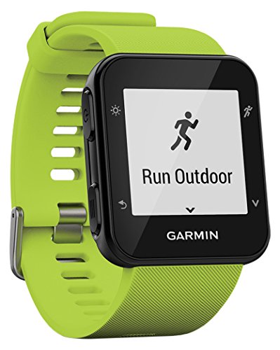 Garmin Forerunner 35- Reloj GPS con monitor de frecuencia cardiaca en la muñeca, monitor de actividad y notificaciones inteligentes, color lima