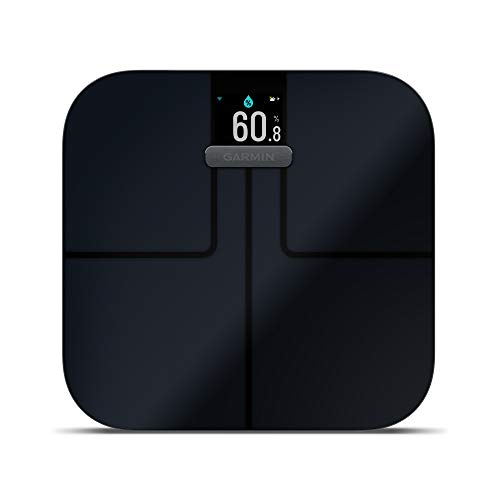 Garmin Index S2 - Báscula de baño Inteligente, Wi-Fi, Negra