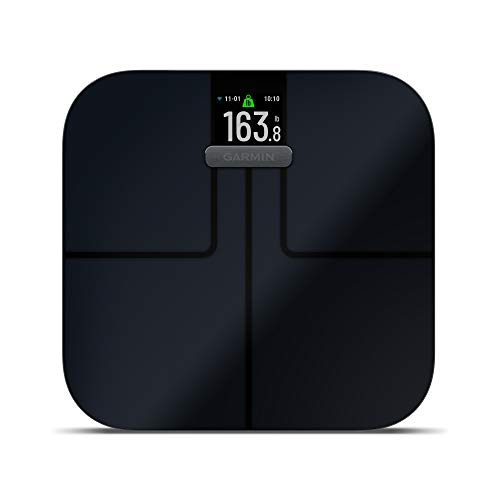 Garmin Index S2 - Báscula de baño Inteligente, Wi-Fi, Negra