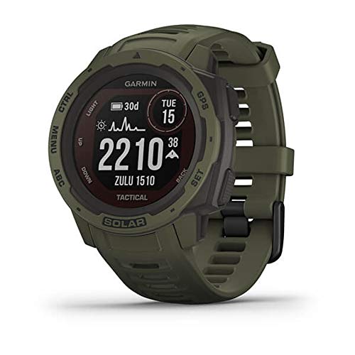 Garmin Instinct Solar Smartwatch Tactical Edition(010-02293-14) w/ 2X Screen Protectors