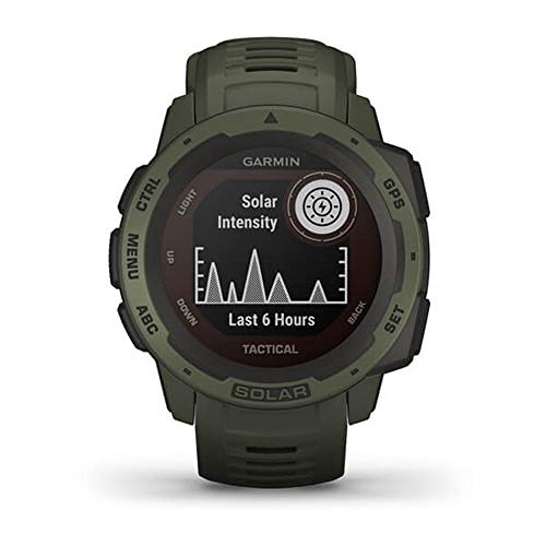 Garmin Instinct Solar Smartwatch Tactical Edition(010-02293-14) w/ 2X Screen Protectors