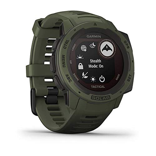 Garmin Instinct Solar Smartwatch Tactical Edition(010-02293-14) w/ 2X Screen Protectors