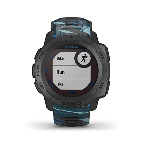 Garmin Instinct Solar Surf, Reloj GPS resistente con carga solar - Pipeline