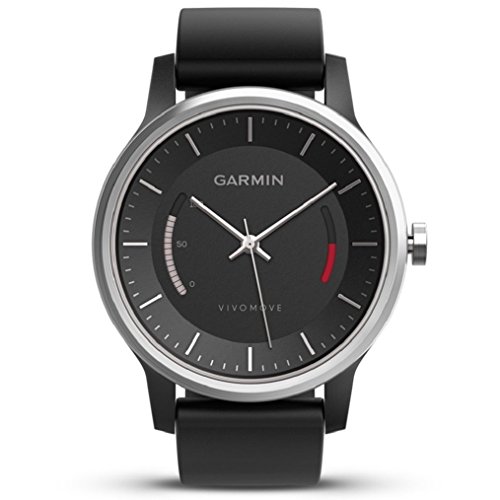 Garmin Vivomove Monitor de Actividad con Correa Deportiva Color Negro