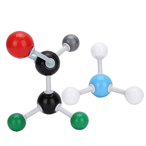 Garosa Kit de Modelo de química Molecular de 125 Piezas, Modelo 54x Atom, Llave de Enlace 70x, Herramienta de Apertura de Llave 1x