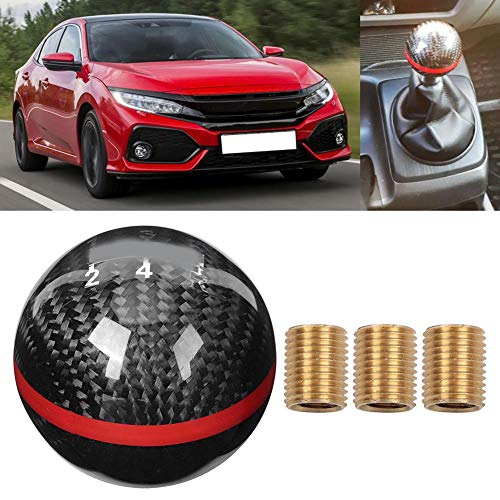 Gear Stick Shifter 5 Speed ​​Gear Shift Knob Head Lever Cover for Mugen Style Se adapta a Ci-vic