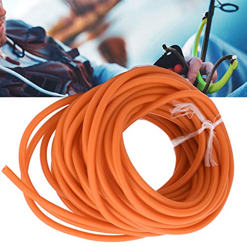 Gegong Slingshot Latex Tube, 32,8 Fuß Latex Tube Cuerda elástica 1,7 mm ID / 4,5 mm OD für Slingshot Catapult Outdoor Hunting Fitness (Arancio)