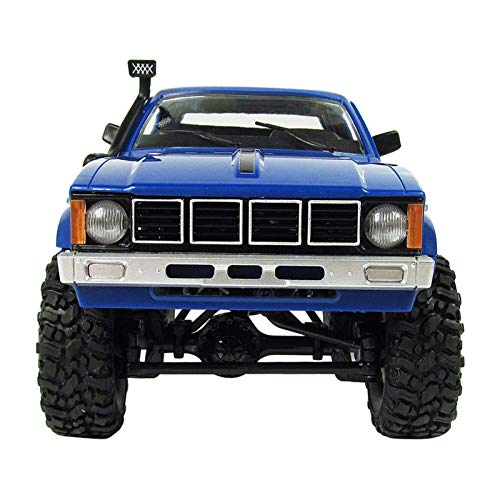 GeKLok Coche RC, C24-1 RC Car Crawler 4WD Off-Road Truck con faros brillantes, WPL C24-1 Vehículo de escalada Modelo de velocidad, DIY Control remoto Niños RC Car