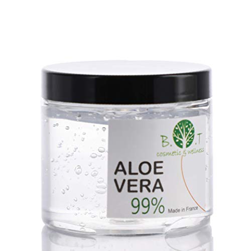 Gel de Aloe Vera 100% Puro & Ecológico. TRIPLE ACCIÓN: Nutritivo, Reparador & Protector de la Piel (Cara & Cuerpo). Hidratante del Cabello & Barba. 100% Natural, Puro & Ecológico - 200 ml