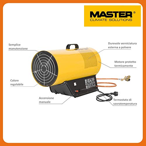 Generador de aire caliente calentador de gas Master cañón propano butano GLP (BLP 33M 33 Kw)