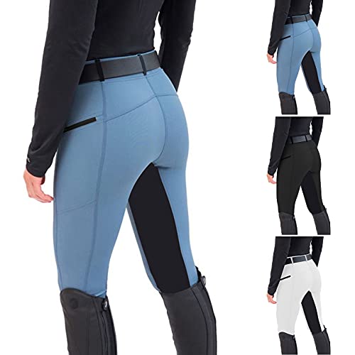 GenericBrands Taurner Pantalones de Montar Mallas de Mujer Elásticas Montar A Caballo Deportes Ropa Polainas Cintura Alta para Equitación