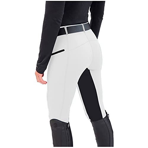 GenericBrands Taurner Pantalones de Montar Mallas de Mujer Elásticas Montar A Caballo Deportes Ropa Polainas Cintura Alta para Equitación