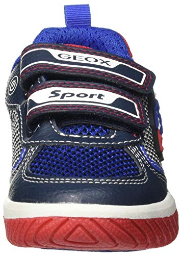 Geox J INEK Boy, Zapatillas, Navy Royal, 28 EU