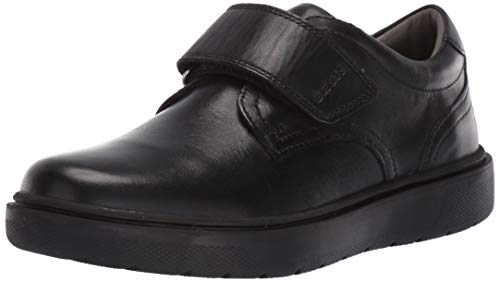 Geox J RIDDOCK BOY G Zapatos De Uniforme Escolar Niños, Negro (Black), 33 EU