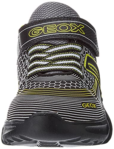 GEOX Junior Boy J ASSISTER BOY SNEAKERS BLACK/LIME_31EU