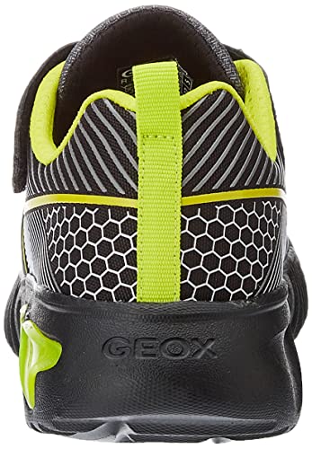 GEOX Junior Boy J ASSISTER BOY SNEAKERS BLACK/LIME_31EU