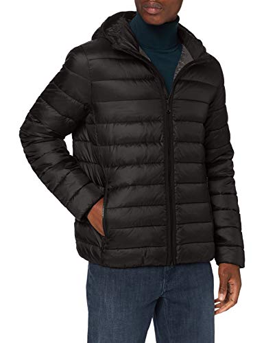 Geox M DENNIE Chaqueta Acolchada Hombre, Negro (Black/Iron), 60