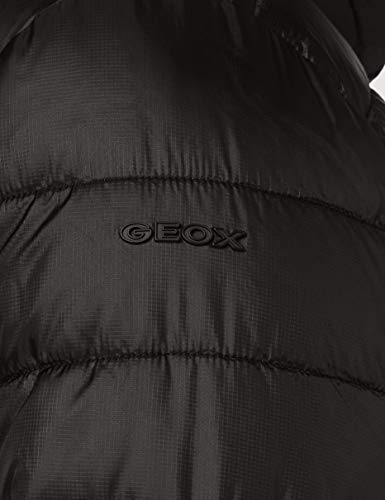 Geox M Dennie Hood JKT (M Chaqueta Acolchada, Black/Iron, 52 para Hombre