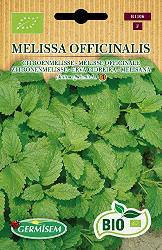 Germisem Orgánica Melissa Officinalis Semillas de Bálsamo de Limón 1 g, ECBIO1106