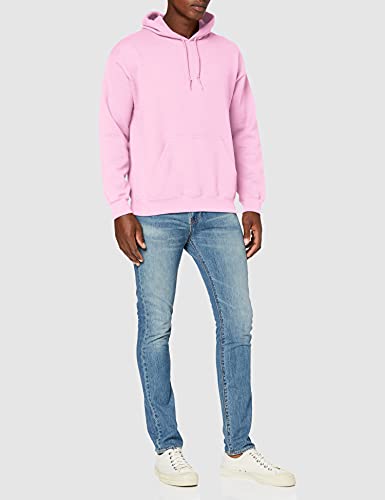 Gildan Heavyweight Hooded Sweatshirt Sudadera con Capucha, Rosa (Light Pink), XXL para Hombre